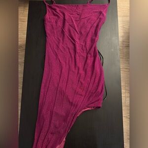 Forever 21 Hot Pink Glitter Dress